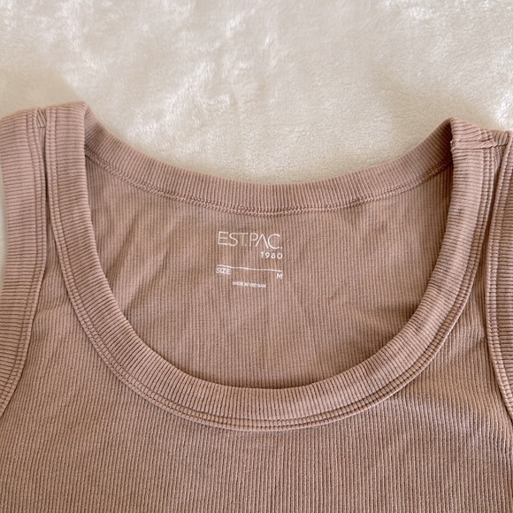 PacSun Tan Crop Tank Top - Picture 3 of 6